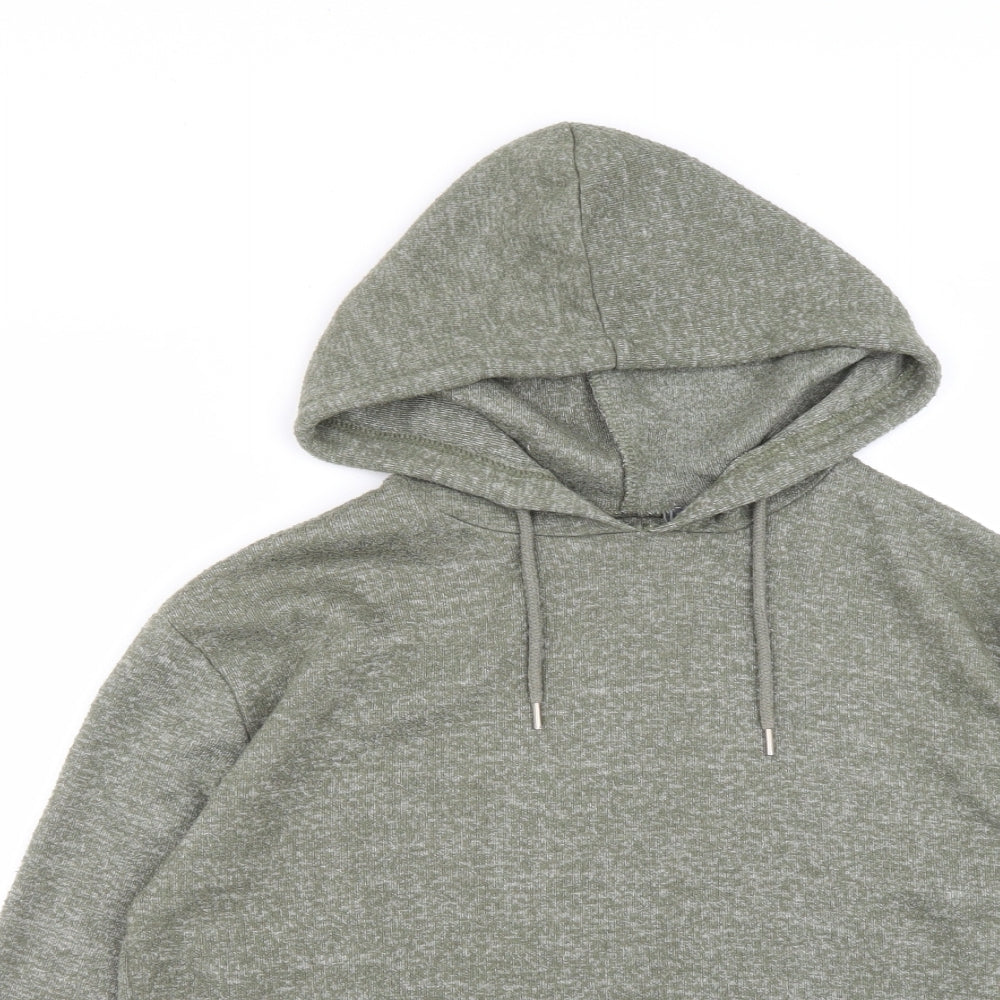 Primark Womens Green  Polyester Pullover Hoodie Size XS  Drawstring - Size 6-8