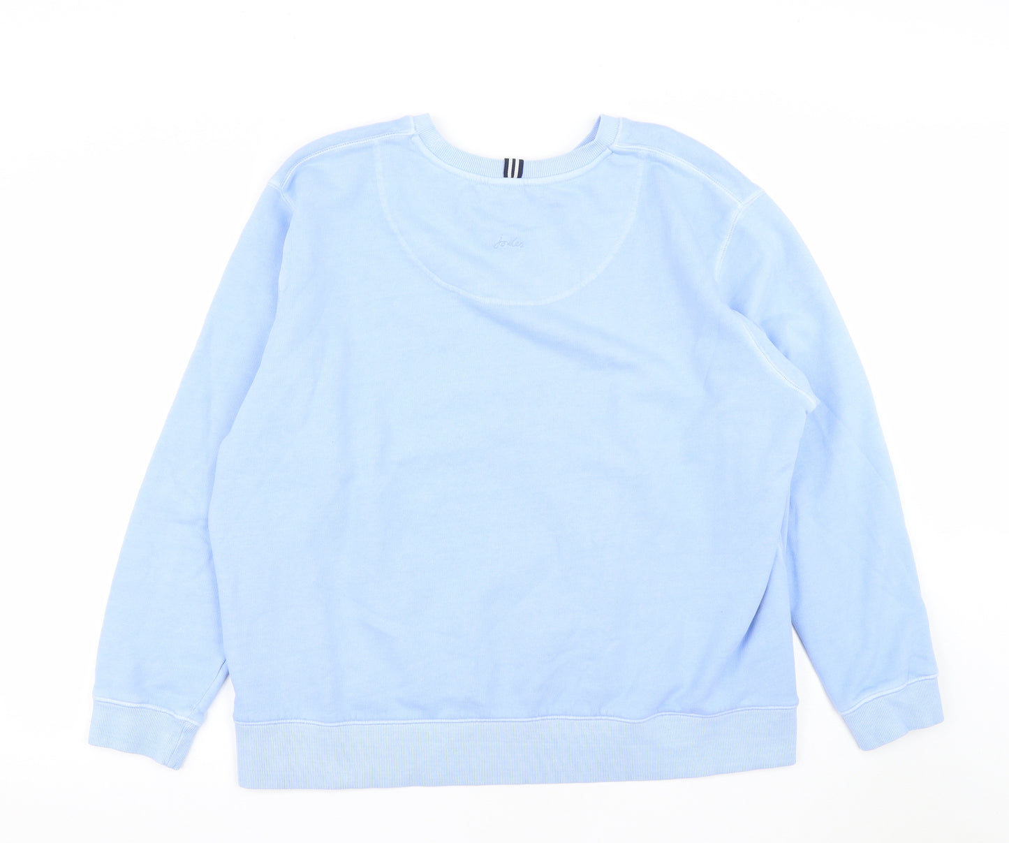 Joules Womens Blue  Cotton Pullover Sweatshirt Size 18