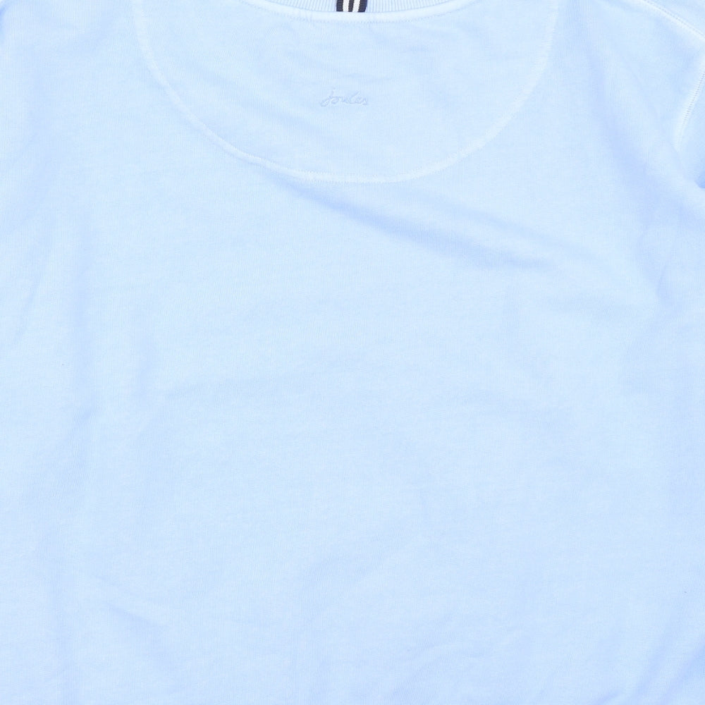Joules Womens Blue  Cotton Pullover Sweatshirt Size 18