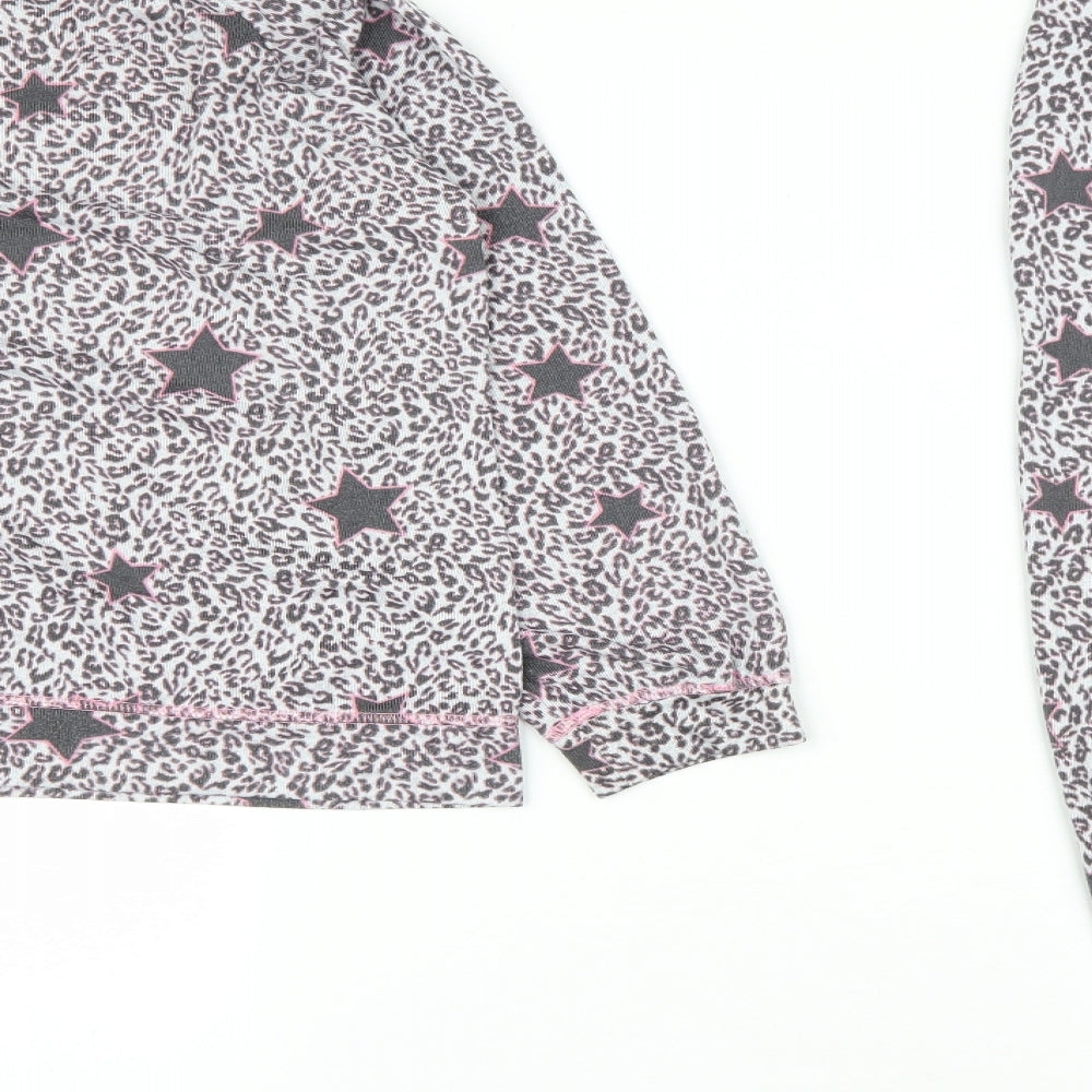 TU Womens Pink Geometric Polyester Top Pyjama Set Size 16   - Star Print