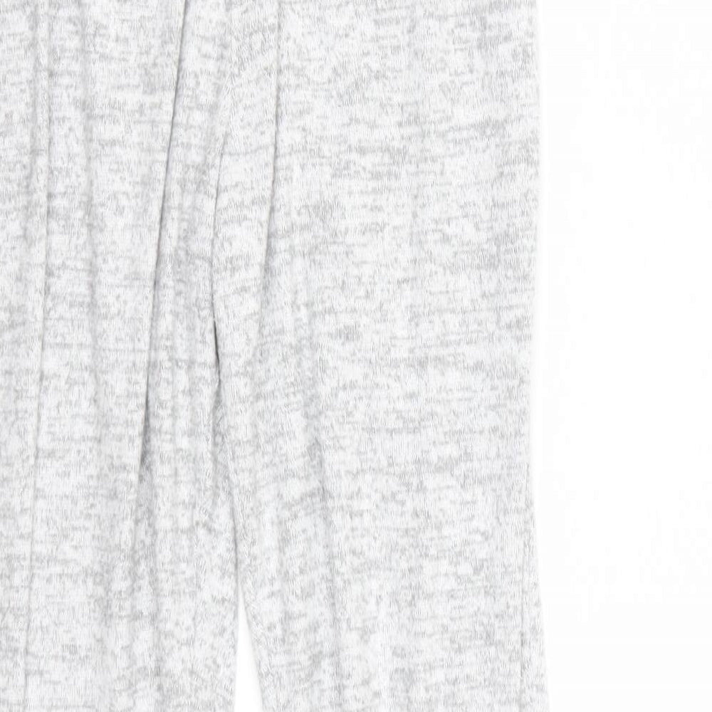 Tu  Womens Grey  Polyester Jogger Trousers Size 14 L25 in Regular