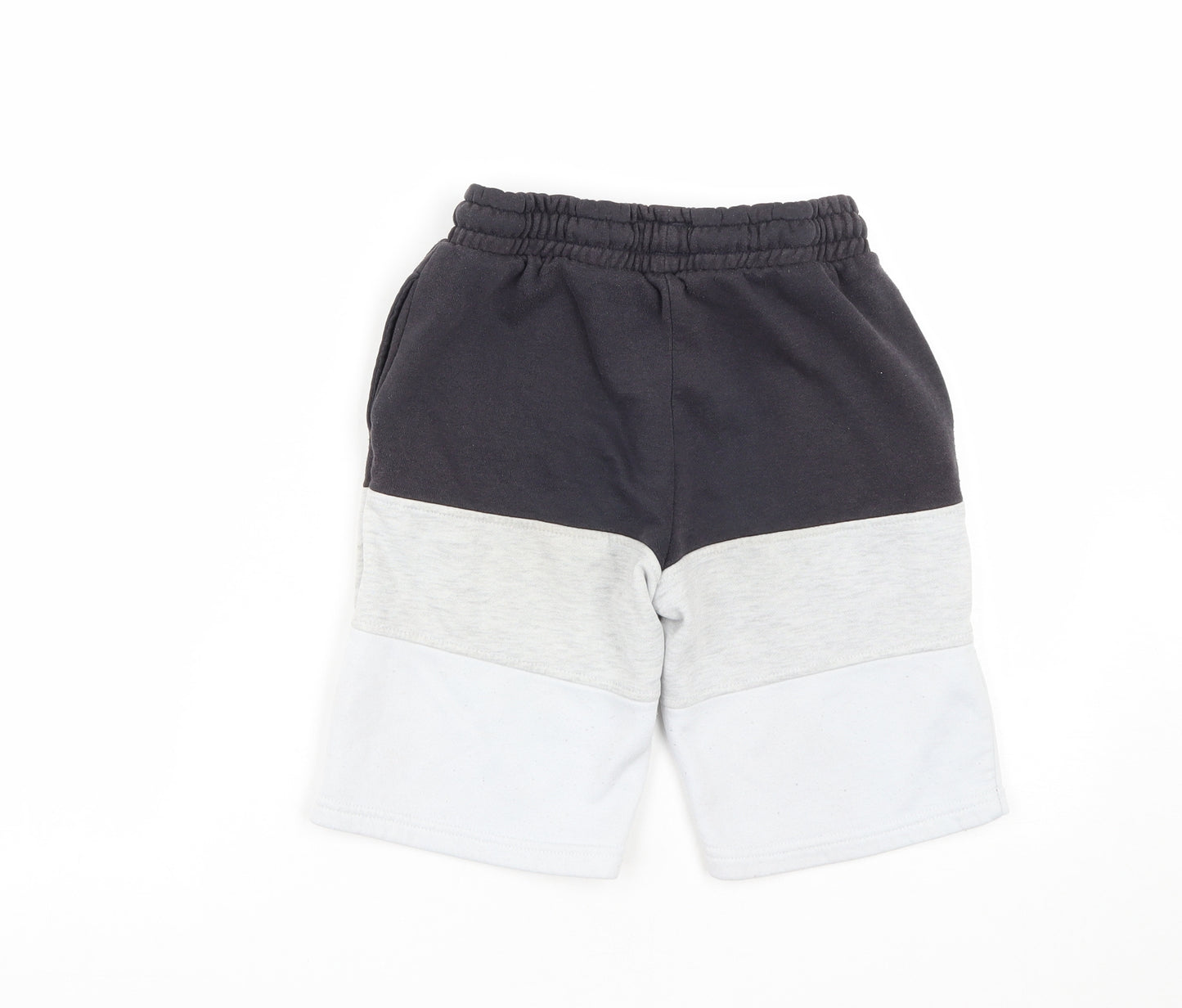 Primark Boys Grey  Polyester Sweat Shorts Size 11-12 Years  Regular Drawstring