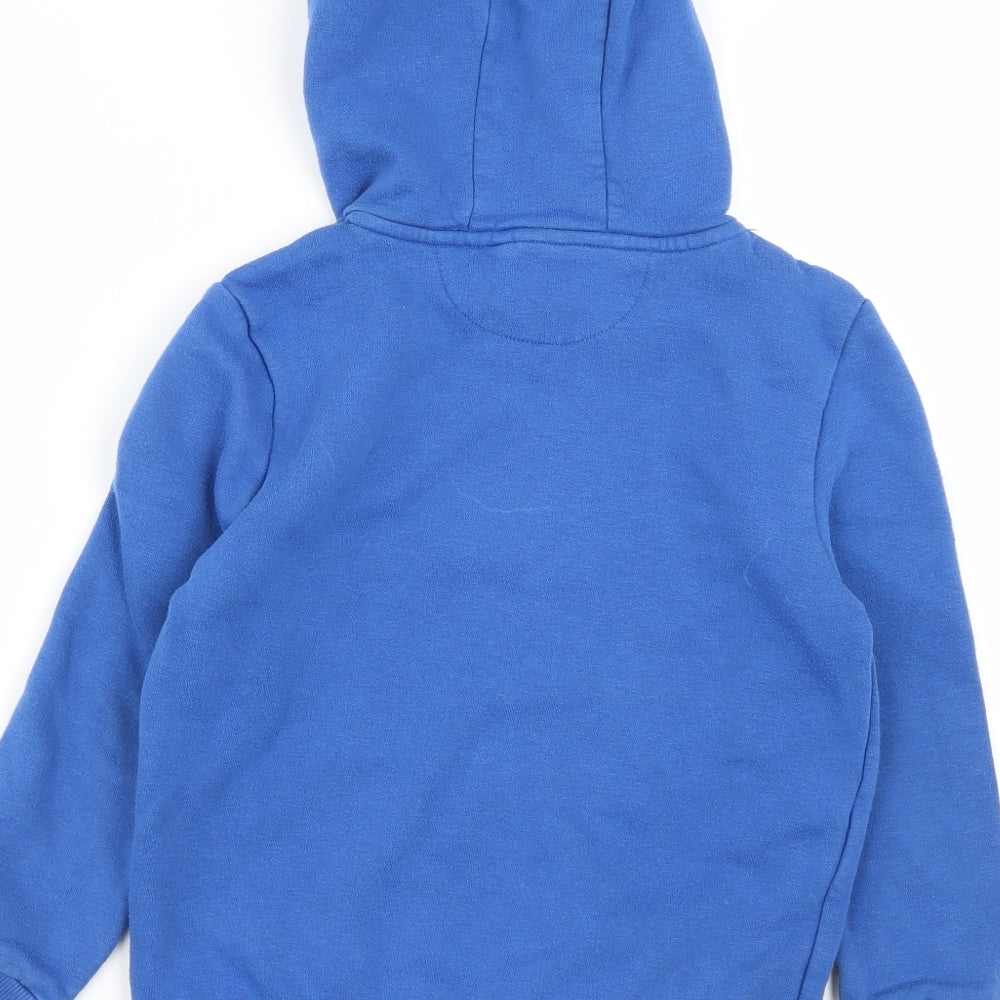 Primark Boys Blue  Cotton Pullover Hoodie Size 8-9 Years