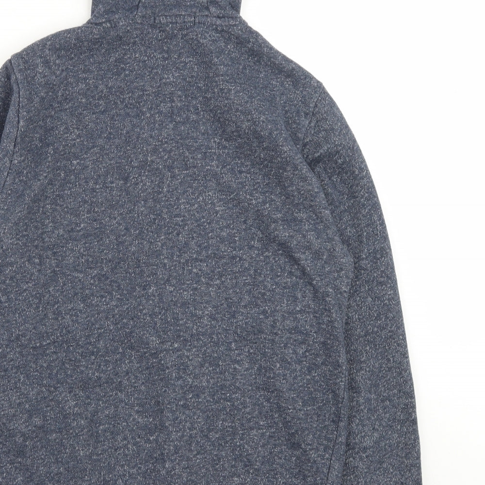Primark Mens Blue  Cotton Full Zip Hoodie Size S