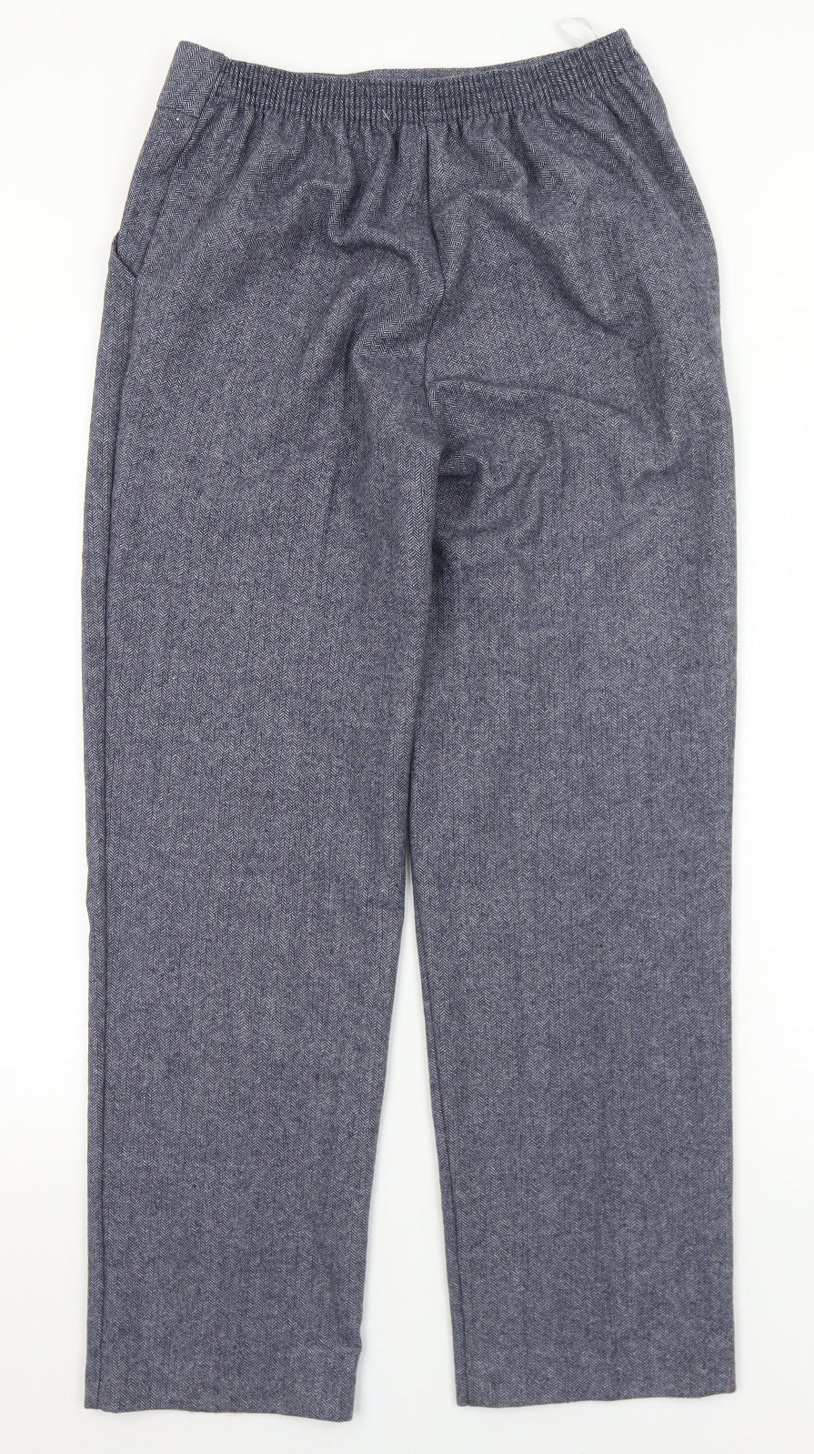 David Nieper Womens Grey  Polyester Trousers  Size 28 in L29 in Regular
