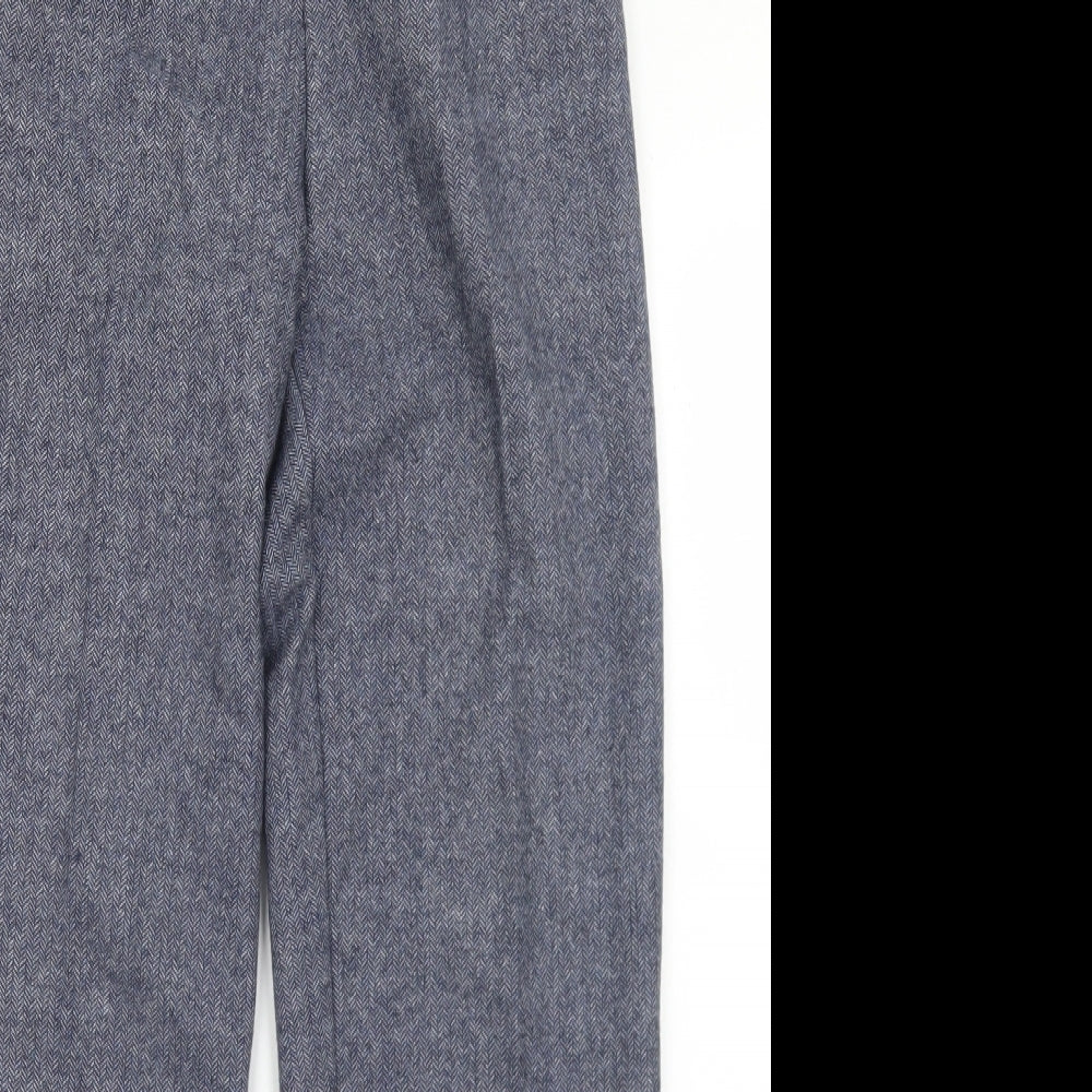 David Nieper Womens Grey  Polyester Trousers  Size 28 in L29 in Regular