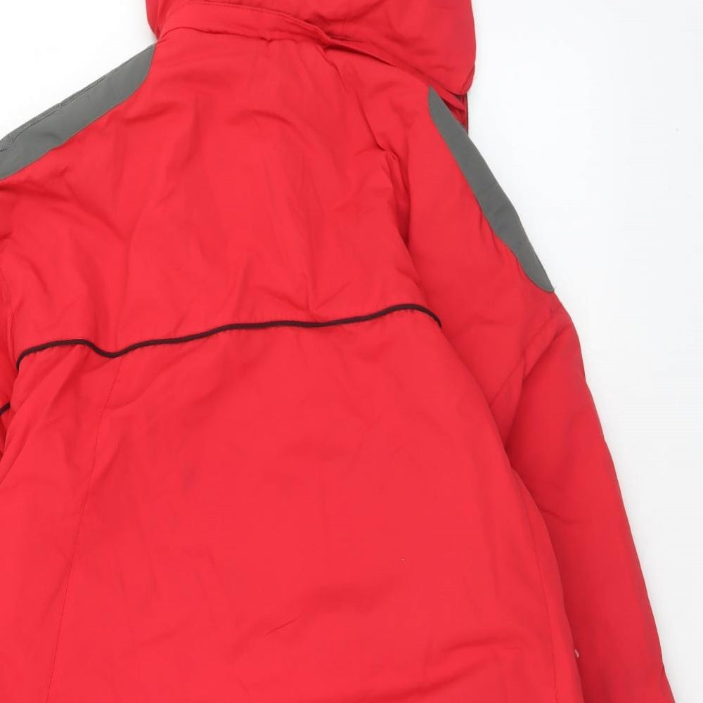Parallel Mens Red   Windbreaker Coat Size 2XL  Zip - Ski Coat