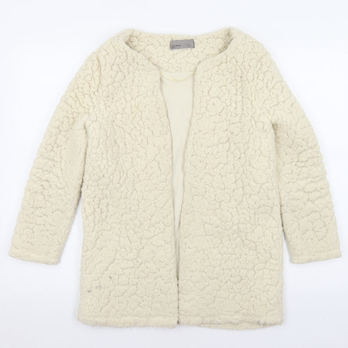 VERO MODA Womens Ivory Round Neck  Polyester Cardigan Jumper Size XS