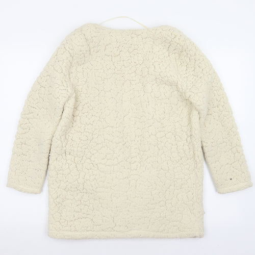 VERO MODA Womens Ivory Round Neck  Polyester Cardigan Jumper Size XS