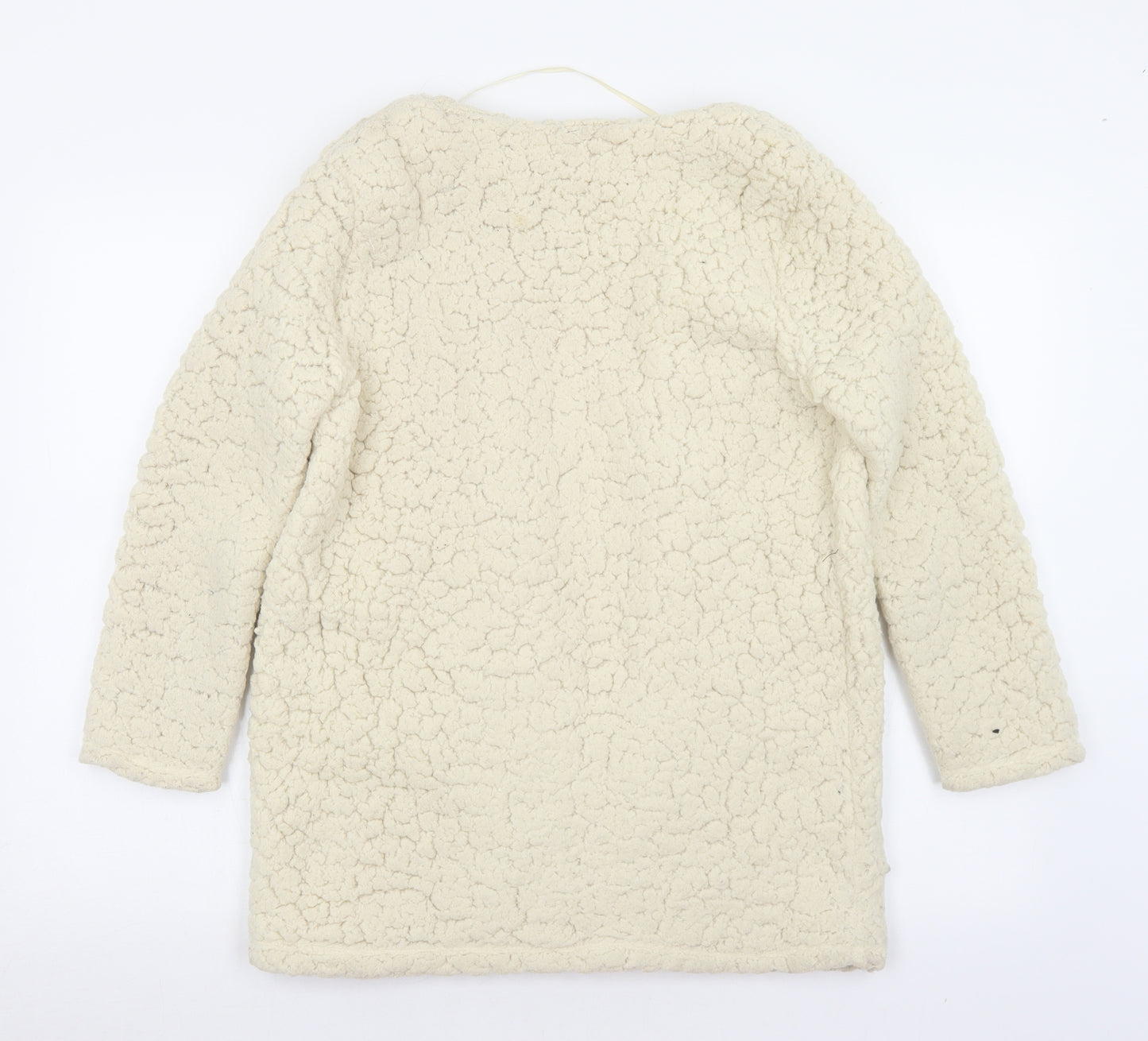 VERO MODA Womens Ivory Round Neck  Polyester Cardigan Jumper Size XS