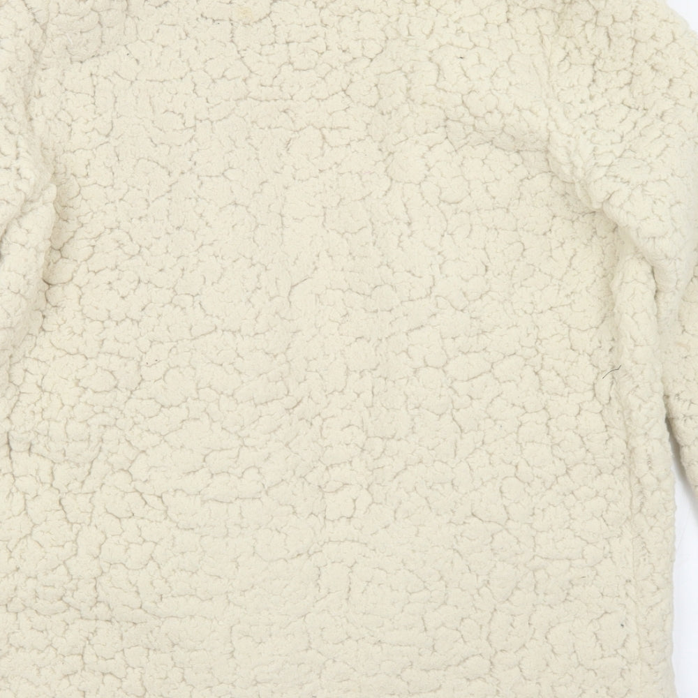 VERO MODA Womens Ivory Round Neck  Polyester Cardigan Jumper Size XS