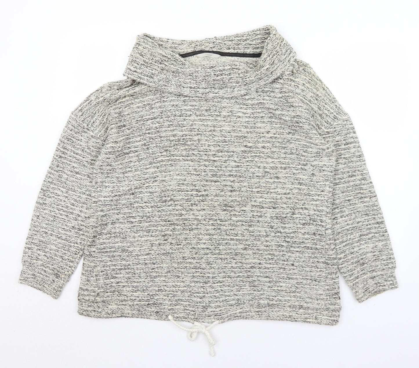 George Womens Beige Roll Neck  Cotton Pullover Jumper Size 14