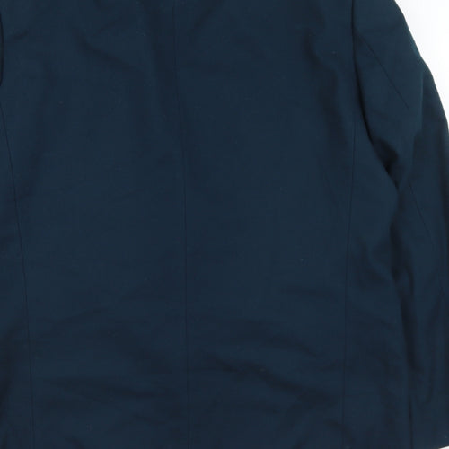 BHS Mens Blue  Wool Jacket Suit Jacket Size 42