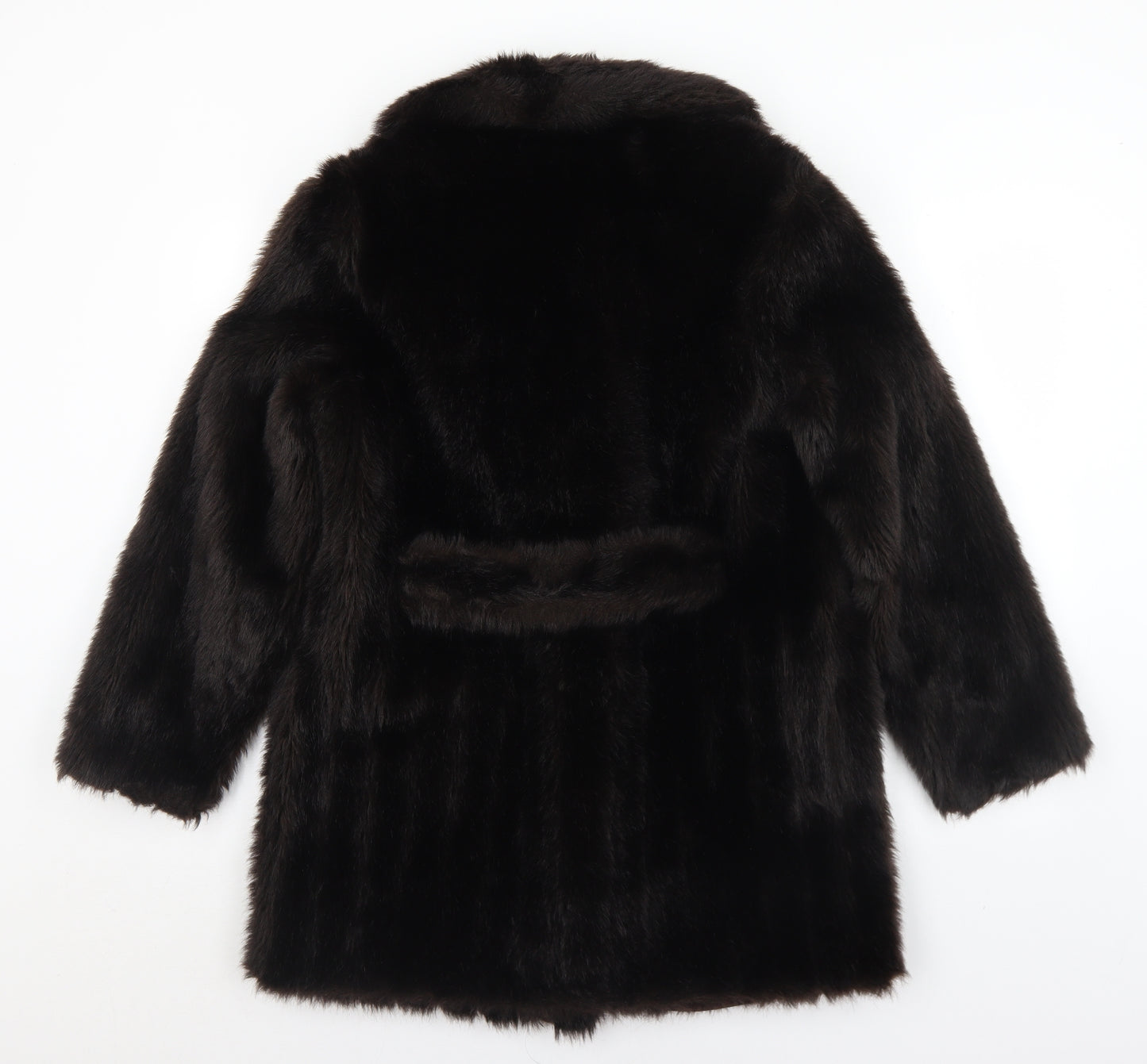 Barmink Womens Black   Overcoat Coat Size 12  Hook & Eye