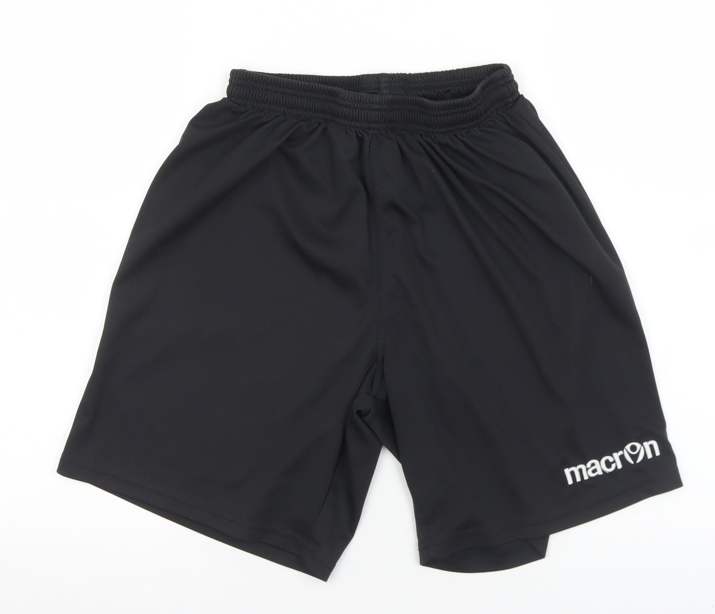 Macron Mens Black  Polyester Sweat Shorts Size M L7 in Regular