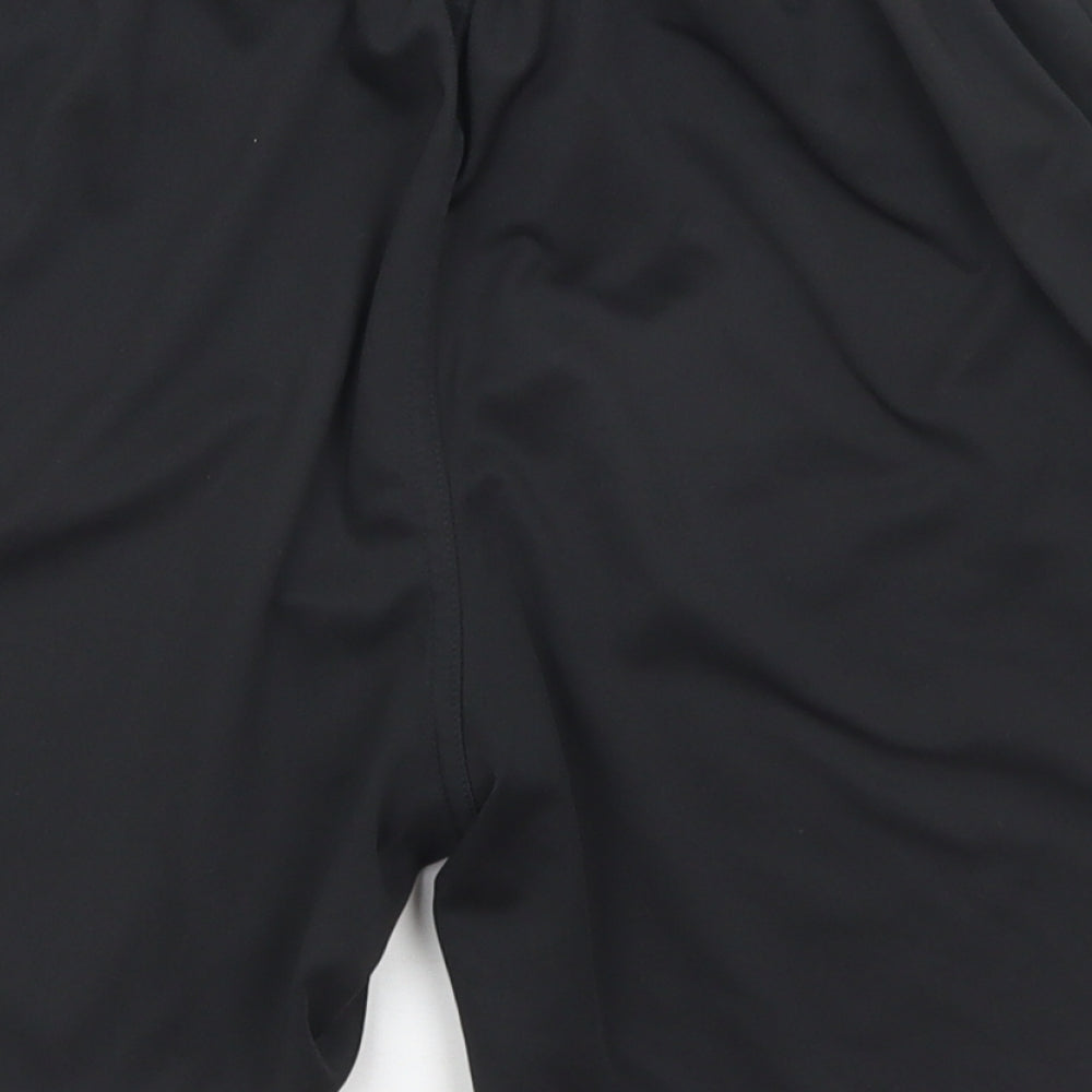 Macron Mens Black  Polyester Sweat Shorts Size M L7 in Regular