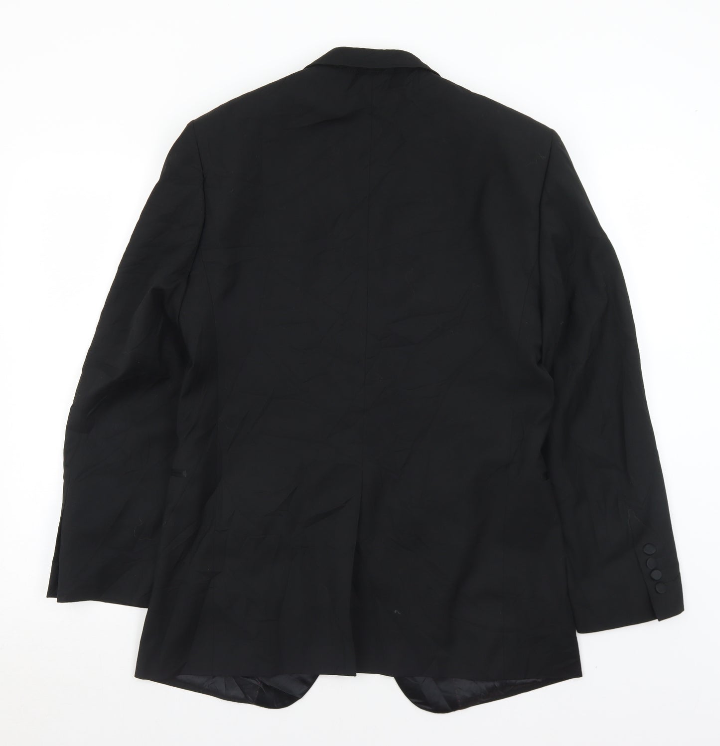 Taylor & Wright Mens Black  Polyester Jacket Suit Jacket Size 38