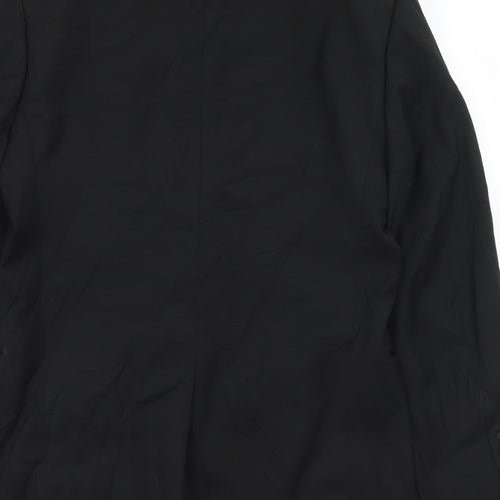 Taylor & Wright Mens Black  Polyester Jacket Suit Jacket Size 38