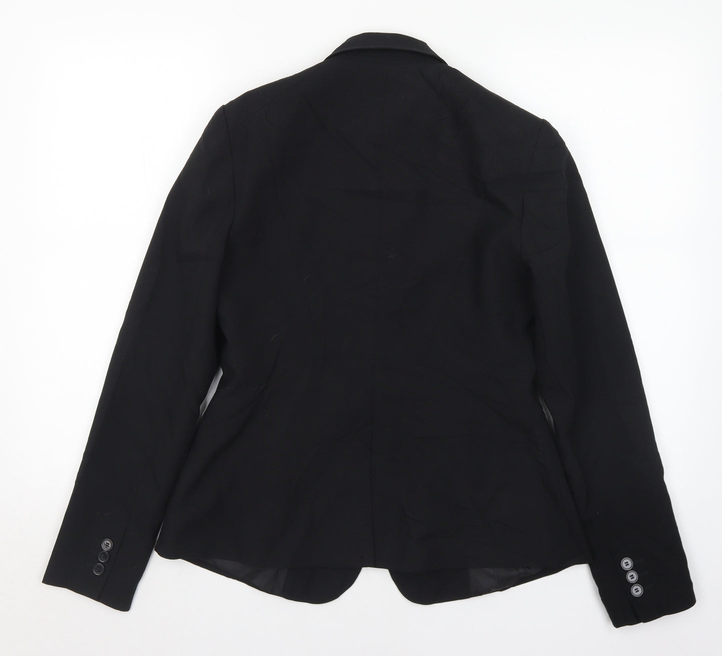 Primark Womens Black Polka Dot Polyester Jacket Suit Jacket Size 12
