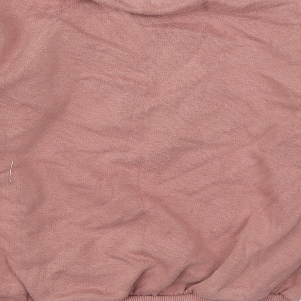 NEXT Girls Pink  Cotton Pullover Sweatshirt Size 4 Years  Pullover