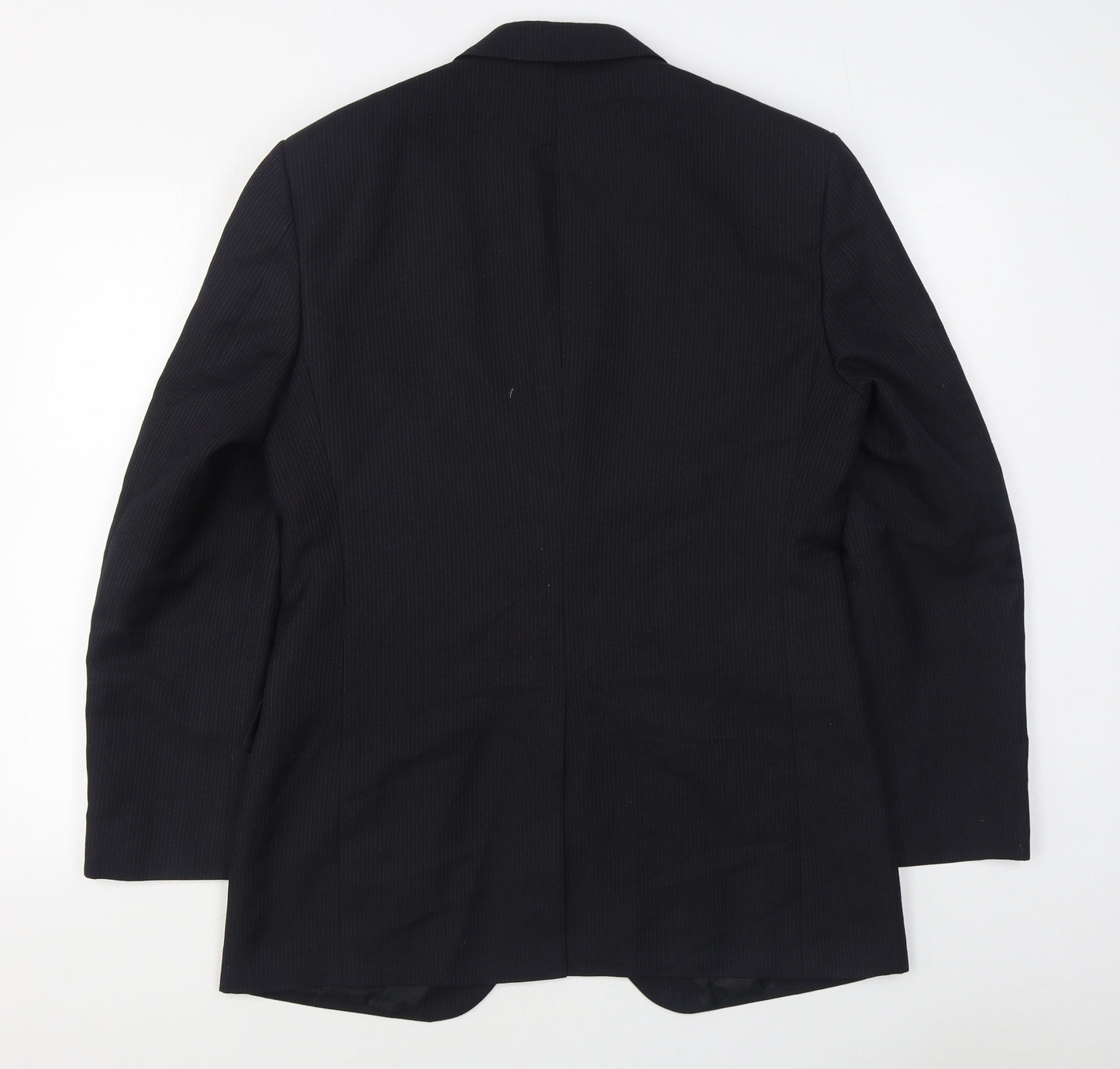 Marks and Spencer Mens Black  Polyester Jacket Suit Jacket Size 38