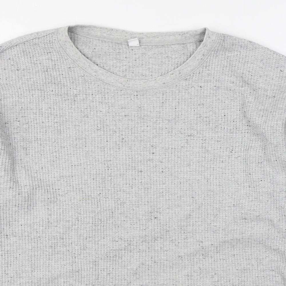 Uniqlo Mens Grey  Cotton Pullover Sweatshirt Size XL