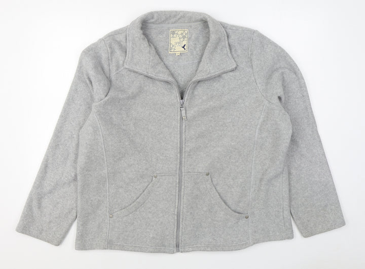 M&Co Womens Grey   Jacket  Size 20  Zip