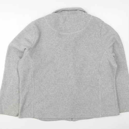 M&Co Womens Grey   Jacket  Size 20  Zip