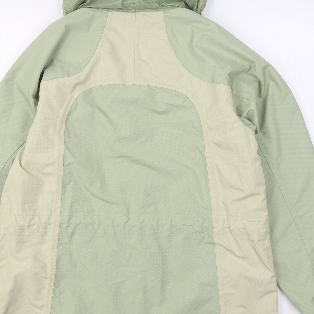 Regatta Womens Green   Rain Coat Coat Size 12  Zip