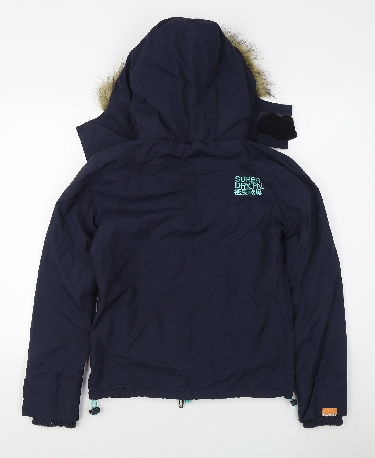 Superdry Mens Blue   Windbreaker Coat Size S  Zip