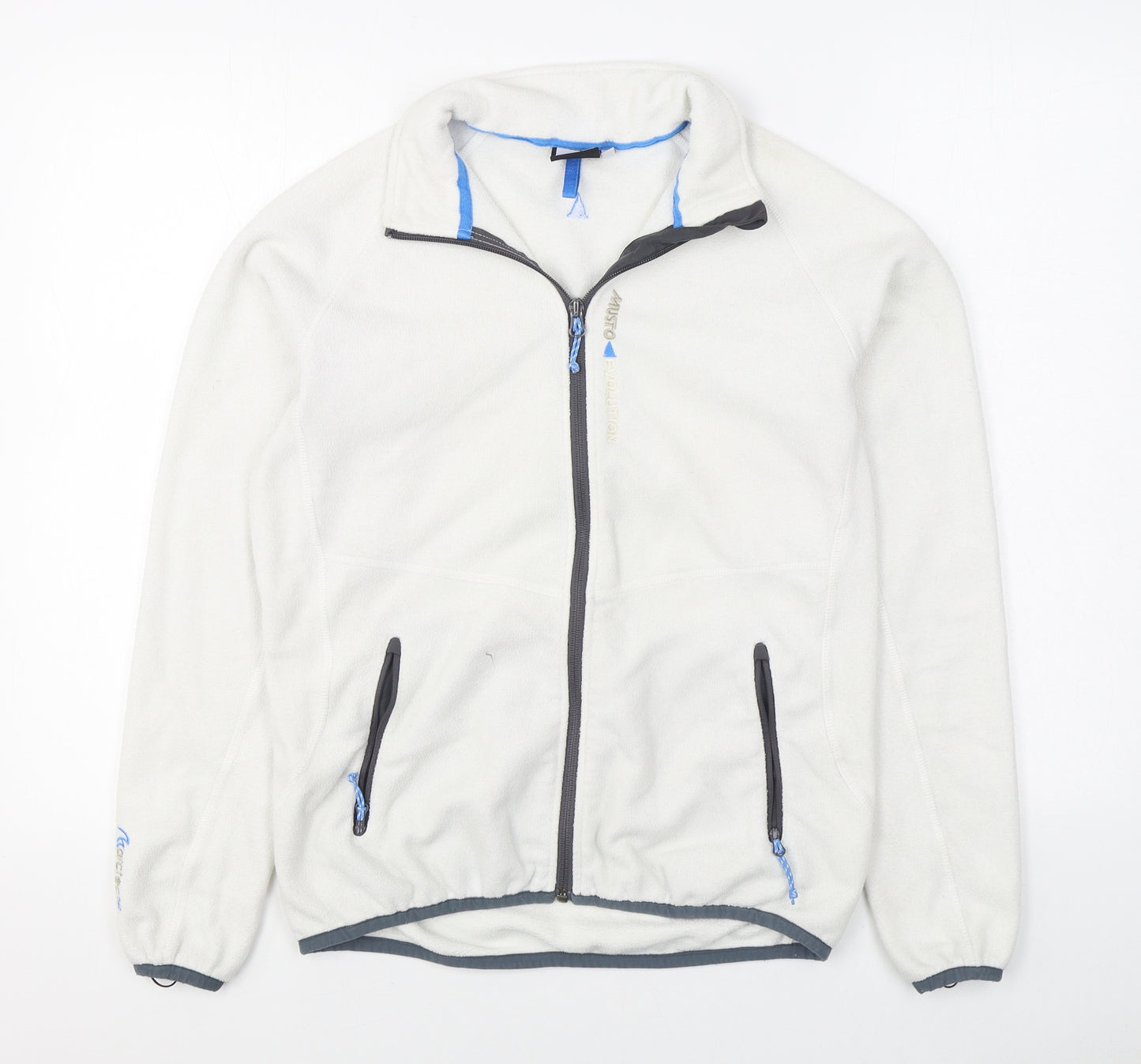 MUSTO Womens White   Jacket  Size 12  Zip