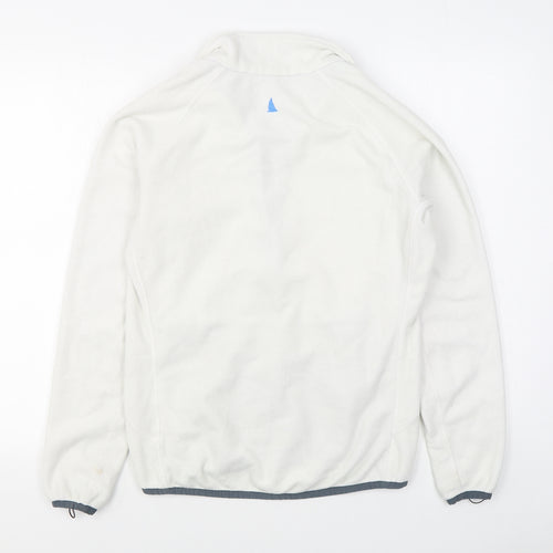 MUSTO Womens White   Jacket  Size 12  Zip