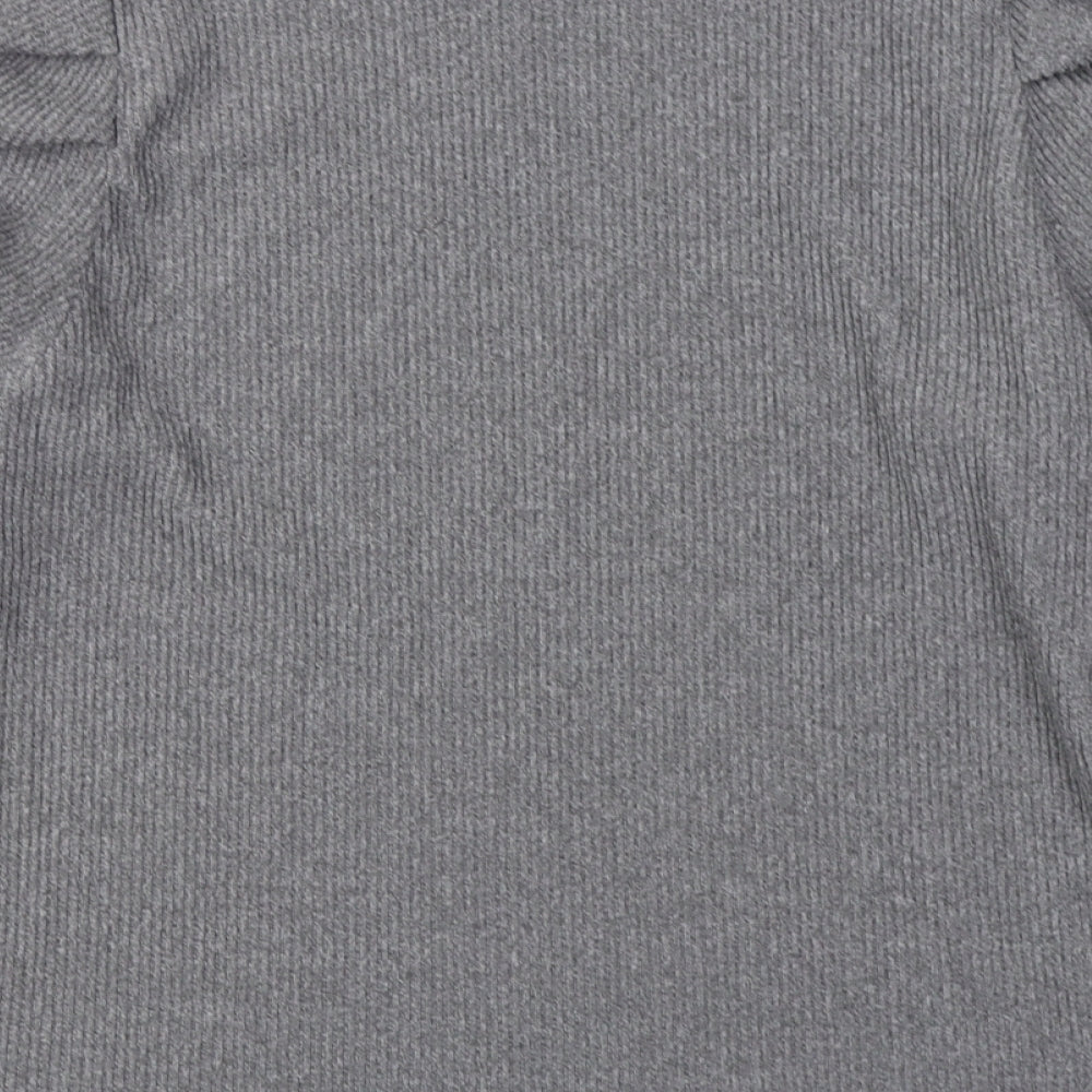 Pep&Co Womens Grey  Polyester Pullover Sweatshirt Size 16  Pullover