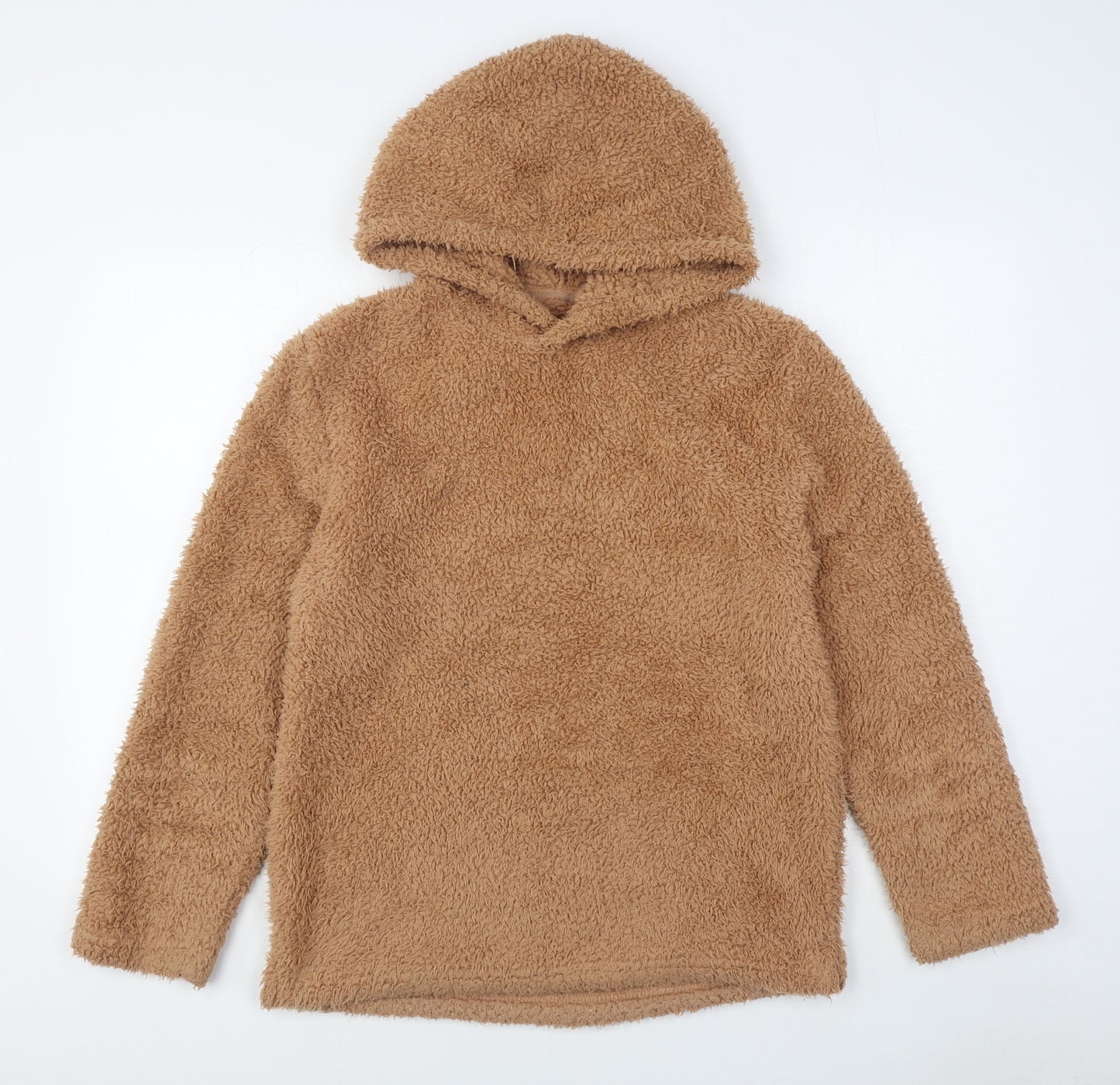 NEXT Womens Brown Solid Polyester Top Pyjama Top Size S