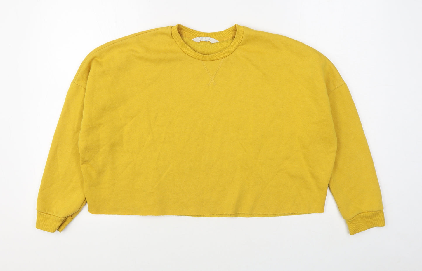 Primark Womens Yellow  Polyester Pullover Sweatshirt Size S  Pullover