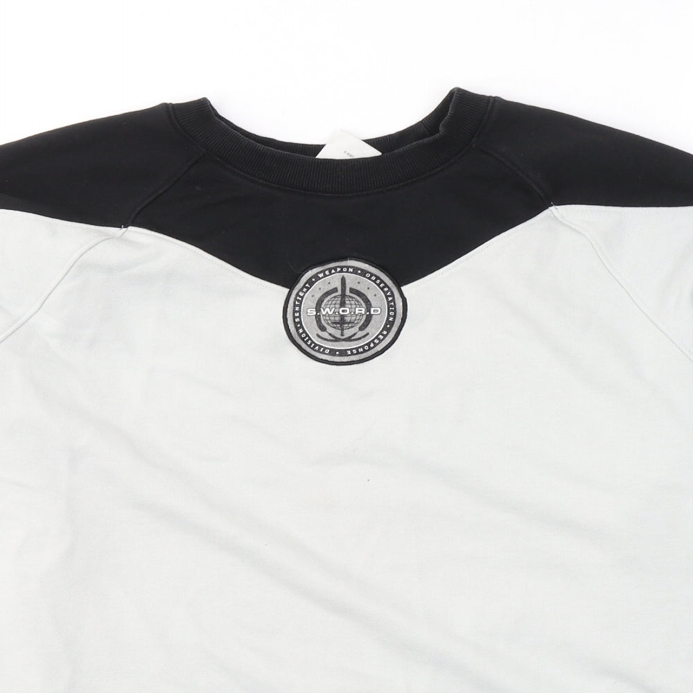 Disney Mens Grey  Cotton Pullover Sweatshirt Size XL