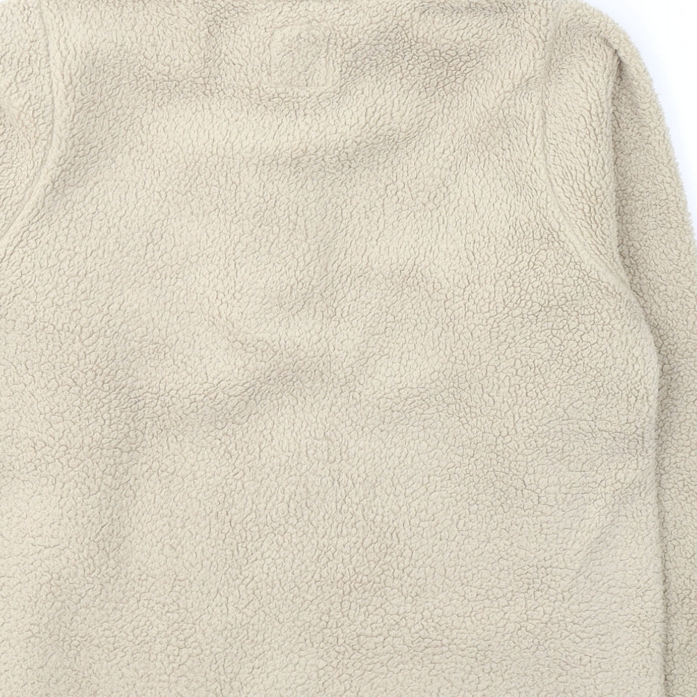 EWM Womens Beige  Polyester Pullover Sweatshirt Size M  Pullover