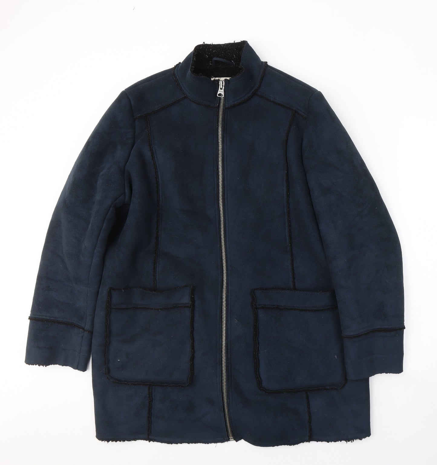 Indigo Womens Blue   Jacket Coat Size 16  Zip