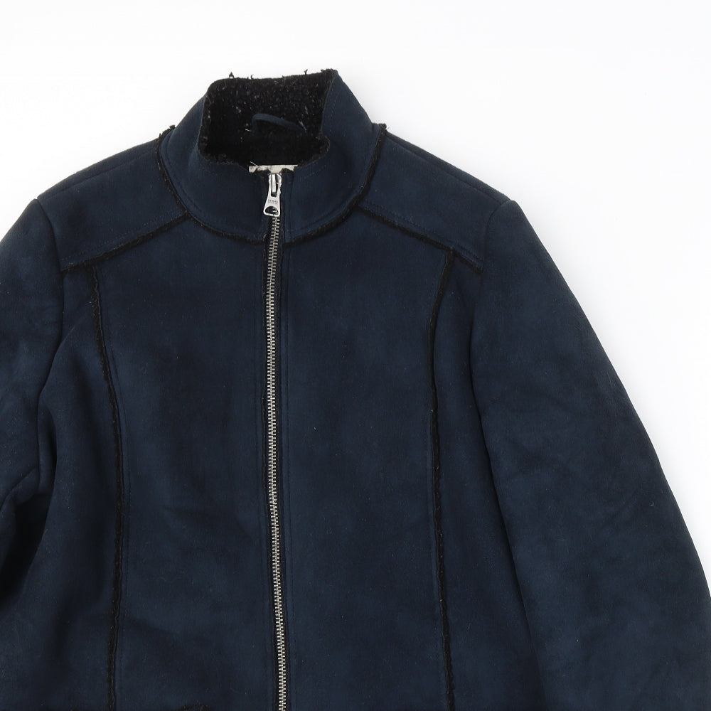 Indigo Womens Blue   Jacket Coat Size 16  Zip