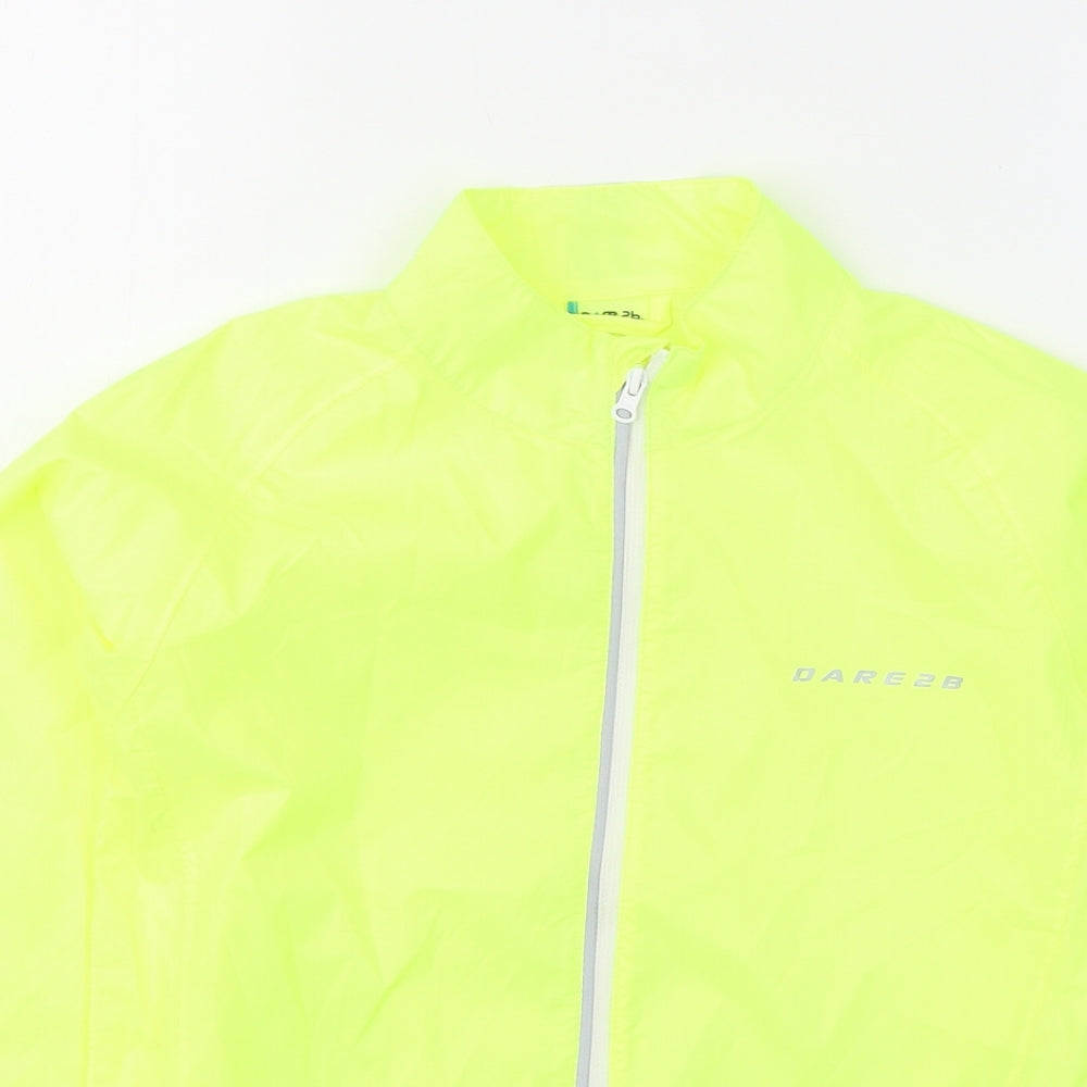 Dare 2B Boys Yellow   Jacket  Size 9-10 Years  Zip - Hi- Vis yellow