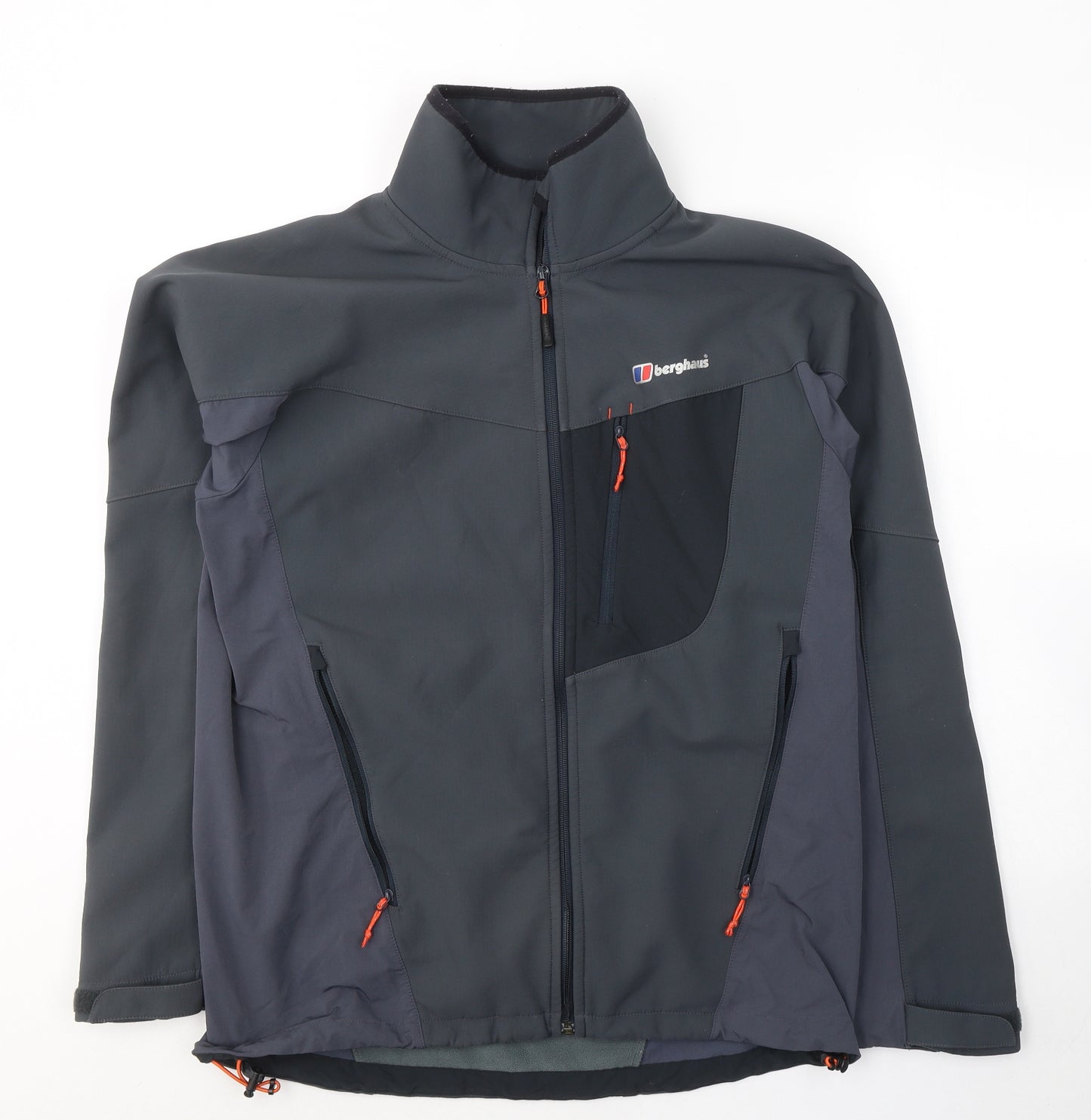 Berghaus Mens Grey   Windbreaker Coat Size L  Zip