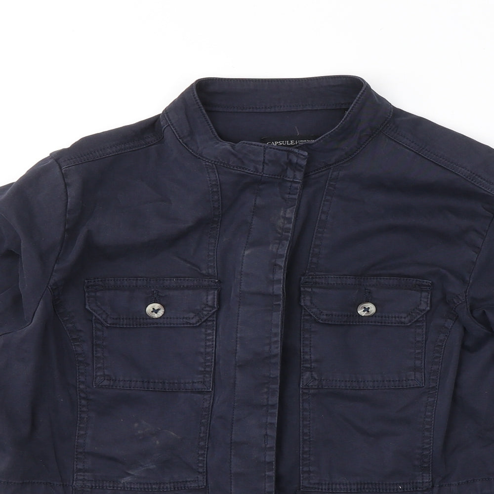 Capsule Womens Blue   Jacket  Size 18  Button