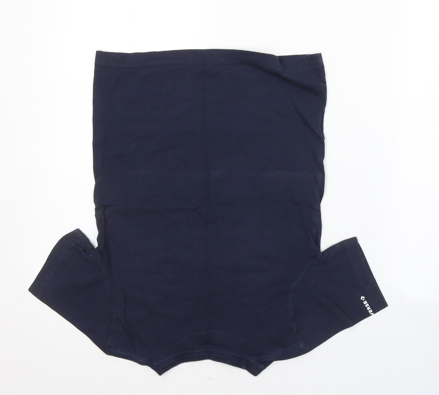 Converse Boys Blue  Cotton Basic T-Shirt Size 8-9 Years Round Neck Pullover - Shoes