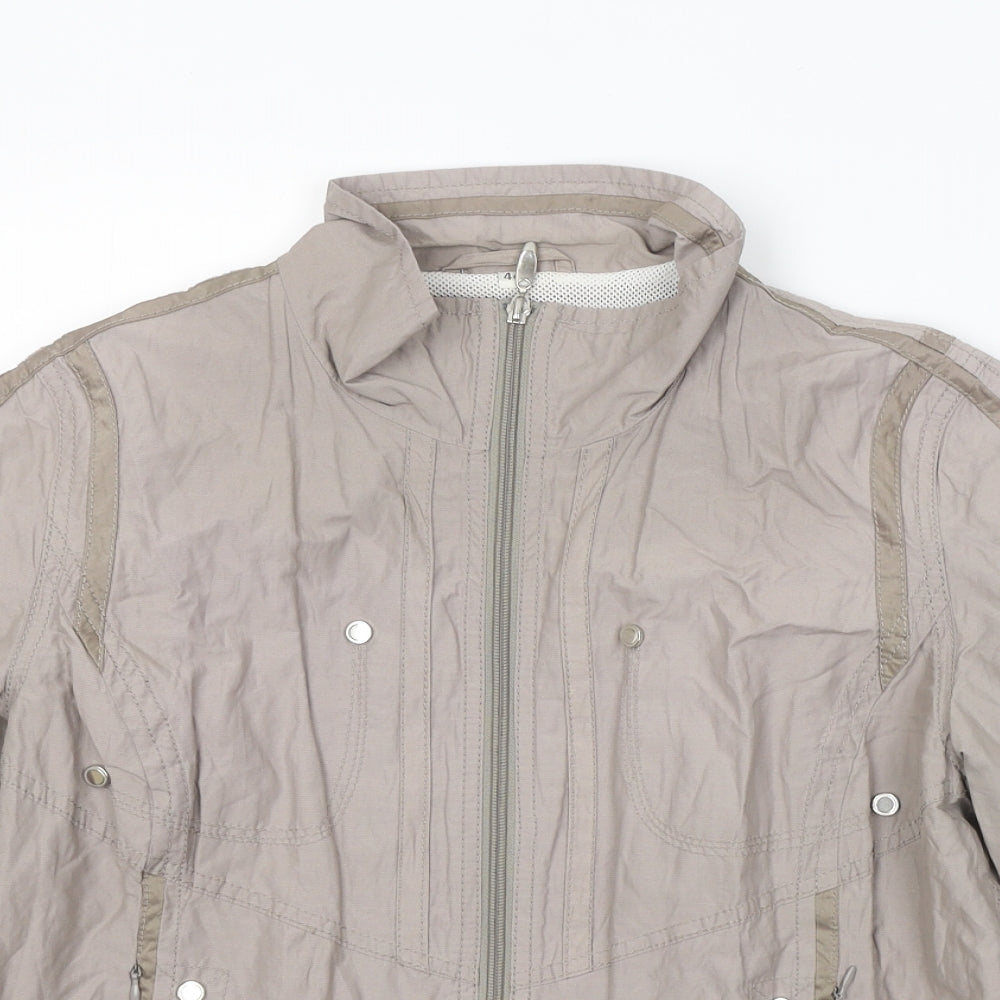 d.e.c.k. Womens Beige   Jacket  Size 16  Zip