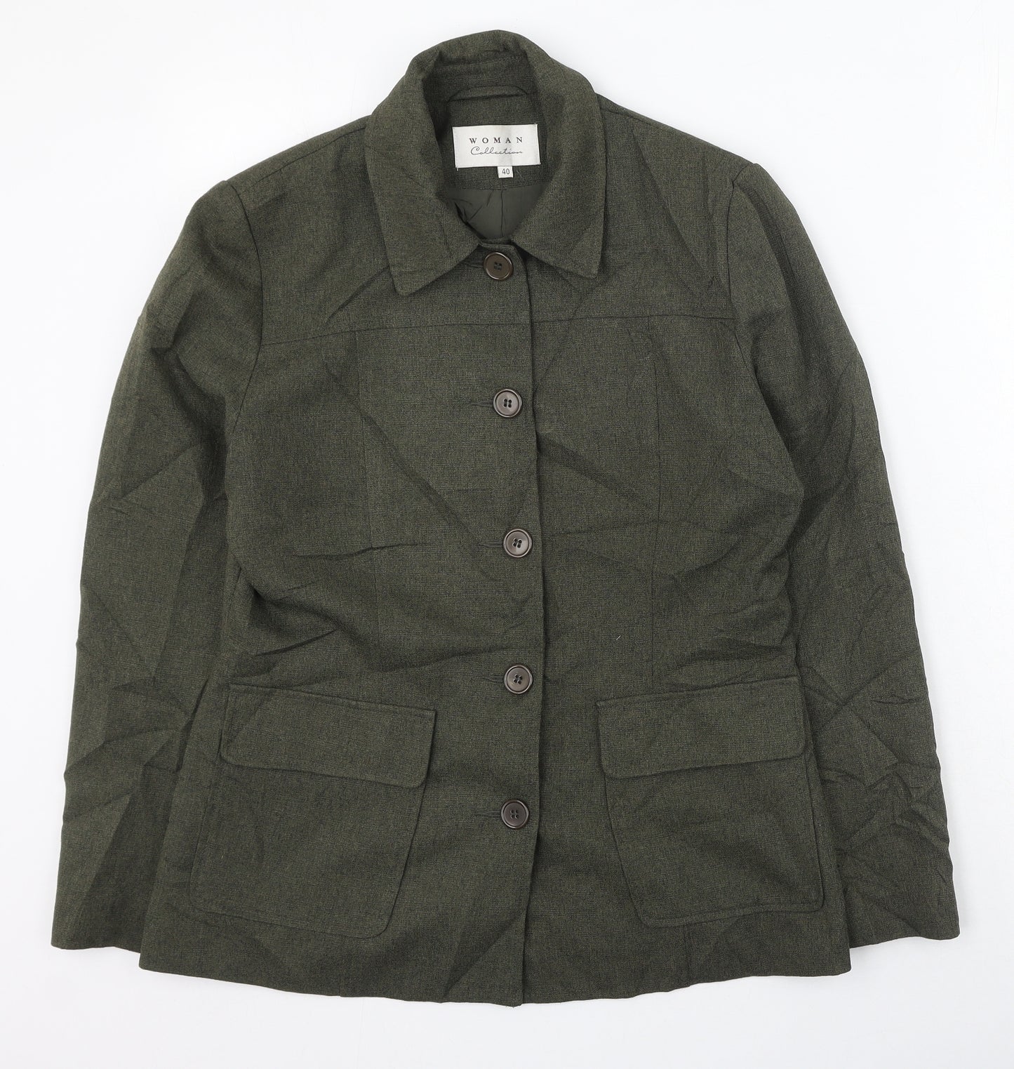 woman collection Womens Green   Jacket  Size 40