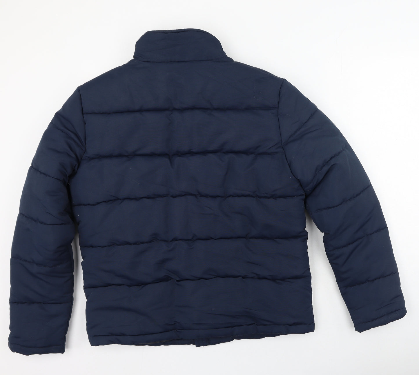 TU Mens Blue   Puffer Jacket Coat Size M
