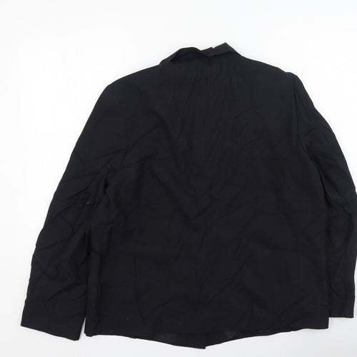 Preworn Womens Black   Jacket Coatigan Size 20