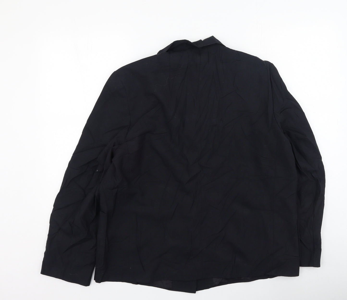 Preworn Womens Black   Jacket Coatigan Size 20