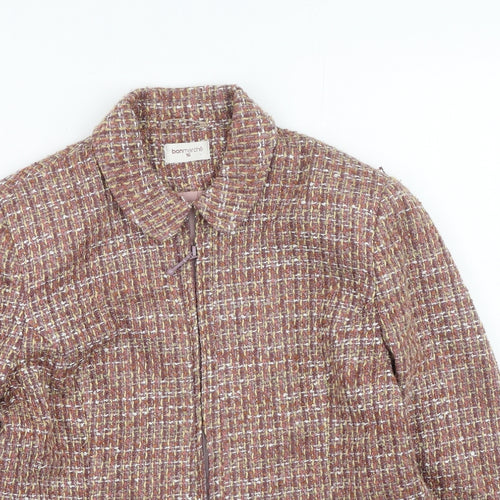 Bonmarché Womens Multicoloured   Jacket Coatigan Size 16