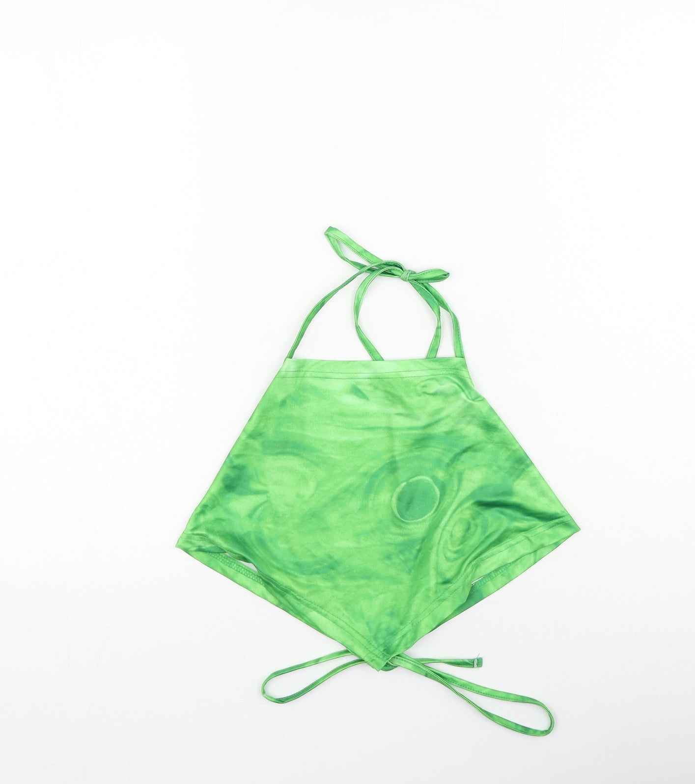 SheIn Womens Green  Polyester Camisole Tank Size S Halter